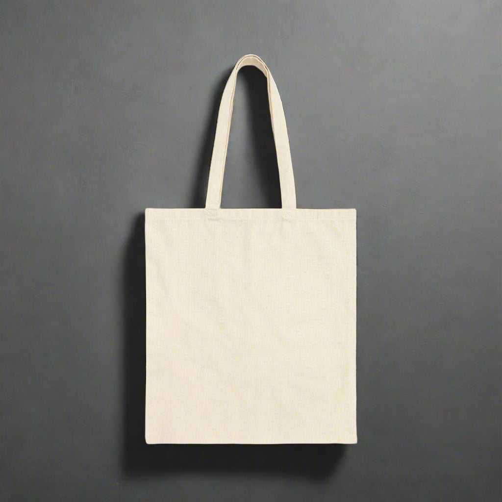 Violet Cotton Canvas Tote Bag