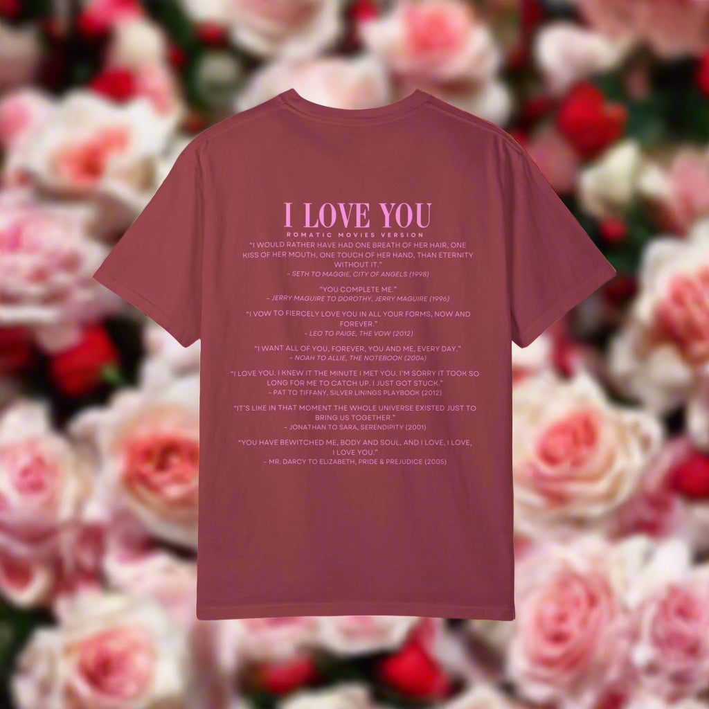 I Love You Quotes in Movies shirt